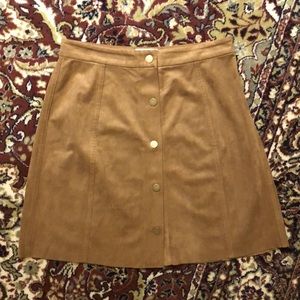 Wilfred Faux leather mini skirt